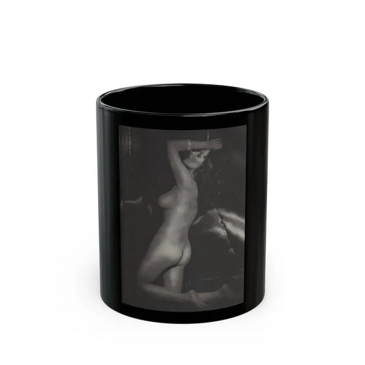 Joan Collins #390 - Dec. 1983 Playboy Photo (Vintage Female Icon) Black Coffee Mug 11oz - Go Mug Yourself