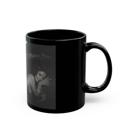 Joan Collins #391 - Dec. 1983 Playboy Photo (Vintage Female Icon) Black Coffee Mug - Go Mug Yourself