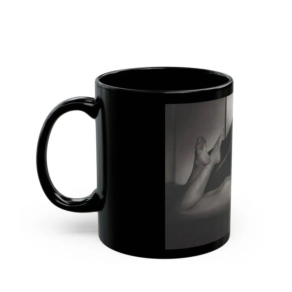 Joan Collins #391 - Dec. 1983 Playboy Photo (Vintage Female Icon) Black Coffee Mug - Go Mug Yourself