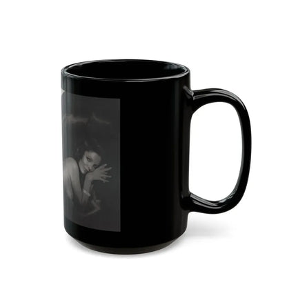 Joan Collins #391 - Dec. 1983 Playboy Photo (Vintage Female Icon) Black Coffee Mug - Go Mug Yourself