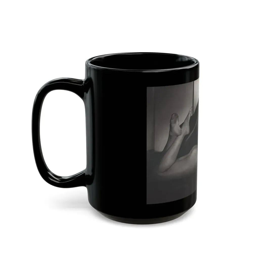 Joan Collins #391 - Dec. 1983 Playboy Photo (Vintage Female Icon) Black Coffee Mug - Go Mug Yourself