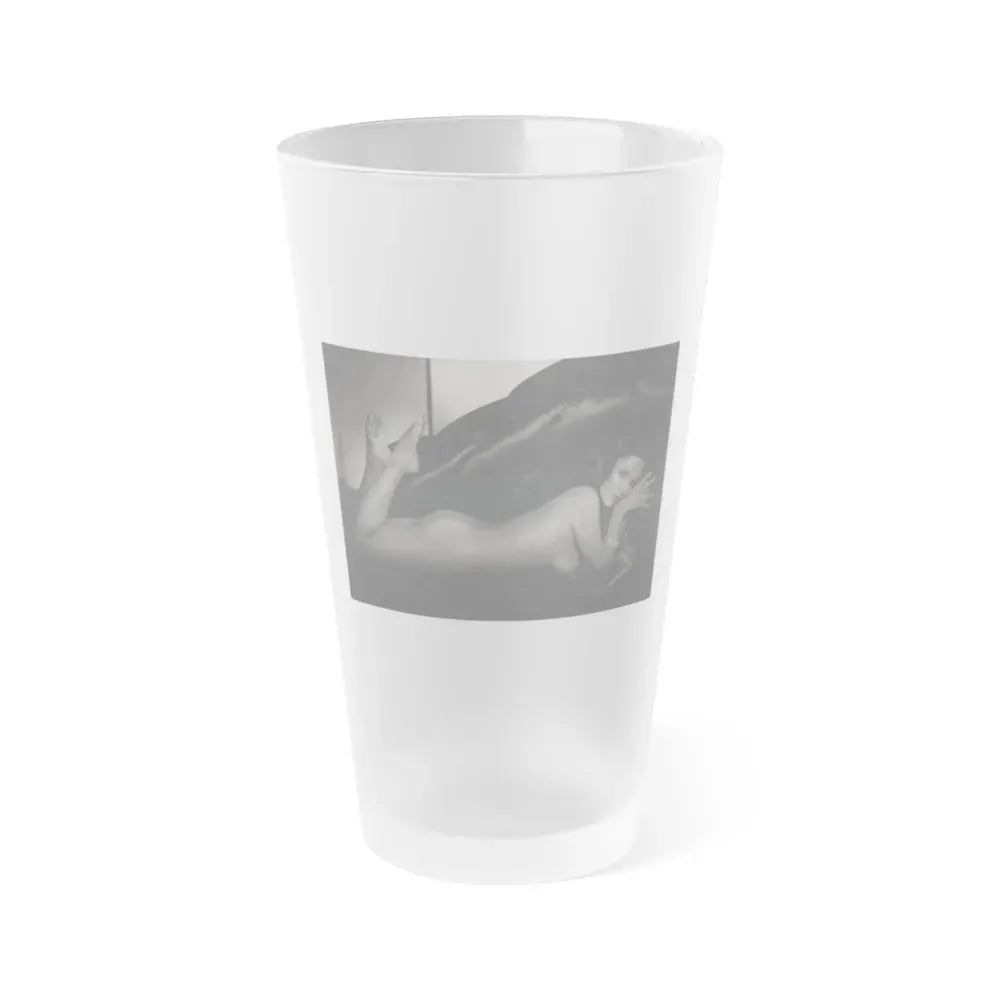 Joan Collins #391 - Dec. 1983 Playboy Photo (Vintage Female Icon) Frosted Pint Glass 16oz 16oz Frosted - Go Mug Yourself