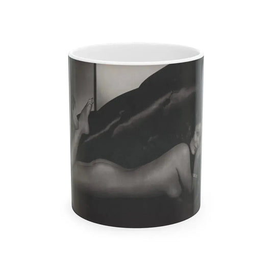 Joan Collins #391 - Dec. 1983 Playboy Photo (Vintage Female Icon) White Coffee Mug 11oz - Go Mug Yourself