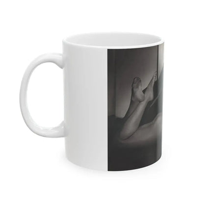 Joan Collins #391 - Dec. 1983 Playboy Photo (Vintage Female Icon) White Coffee Mug - Go Mug Yourself