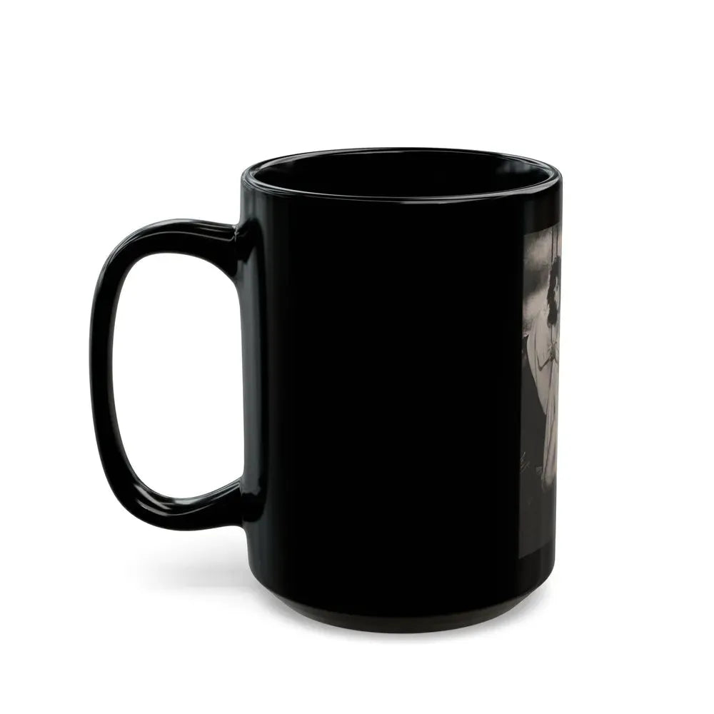 Joan Collins #392 - Dec. 1983 Playboy Photo (Vintage Female Icon) Black Coffee Mug - Go Mug Yourself