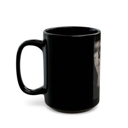 Joan Collins #392 - Dec. 1983 Playboy Photo (Vintage Female Icon) Black Coffee Mug - Go Mug Yourself