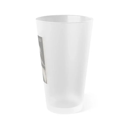 Joan Collins #392 - Dec. 1983 Playboy Photo (Vintage Female Icon) Frosted Pint Glass 16oz - Go Mug Yourself