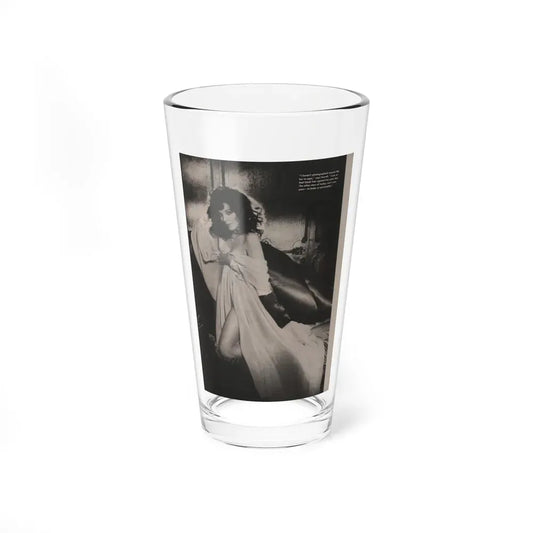 Joan Collins #392 - Dec. 1983 Playboy Photo (Vintage Female Icon) Pint Glass 16oz 16oz - Go Mug Yourself