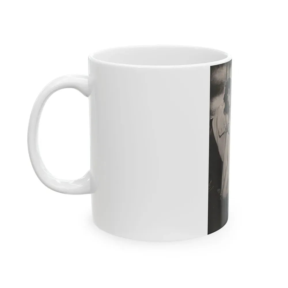 Joan Collins #392 - Dec. 1983 Playboy Photo (Vintage Female Icon) White Coffee Mug - Go Mug Yourself