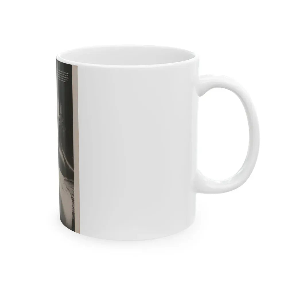 Joan Collins #392 - Dec. 1983 Playboy Photo (Vintage Female Icon) White Coffee Mug - Go Mug Yourself