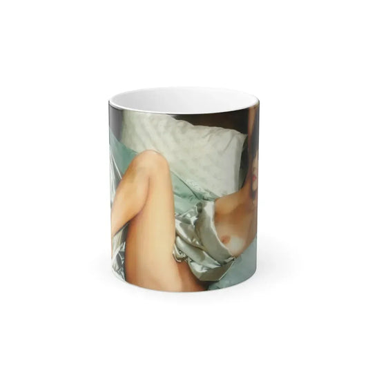 Joan Collins #393 - Dec. 1983 Playboy Photo (Vintage Female Icon) Color Changing Mug 11oz 11oz - Go Mug Yourself