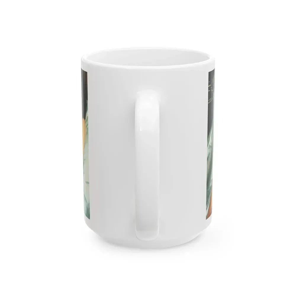 Joan Collins #393 - Dec. 1983 Playboy Photo (Vintage Female Icon) White Coffee Mug - Go Mug Yourself