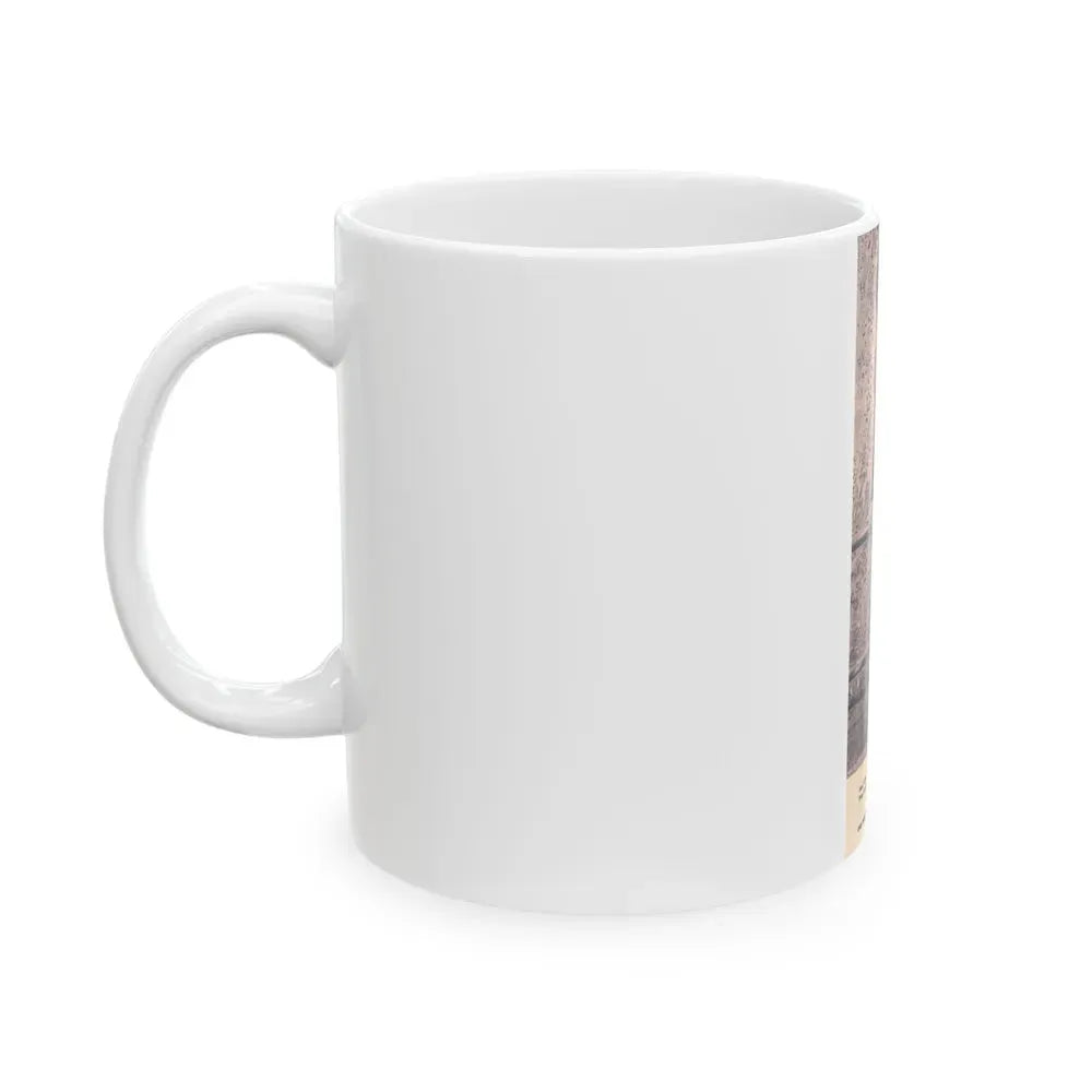 Joan Collins #396 - Earl Wilson's Showgirls Mag. '56 Photo (Vintage Female Icon) White Coffee Mug - Go Mug Yourself