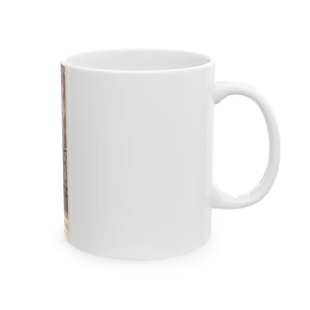 Joan Collins #396 - Earl Wilson's Showgirls Mag. '56 Photo (Vintage Female Icon) White Coffee Mug - Go Mug Yourself