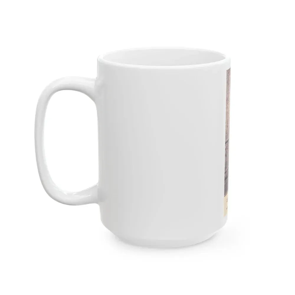 Joan Collins #396 - Earl Wilson's Showgirls Mag. '56 Photo (Vintage Female Icon) White Coffee Mug - Go Mug Yourself