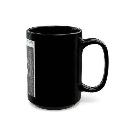 Joan Collins #397 (Vintage Female Icon) Black Coffee Mug - Go Mug Yourself