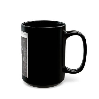 Joan Collins #397 (Vintage Female Icon) Black Coffee Mug - Go Mug Yourself