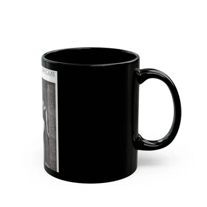 Joan Collins #397 (Vintage Female Icon) Black Coffee Mug - Go Mug Yourself