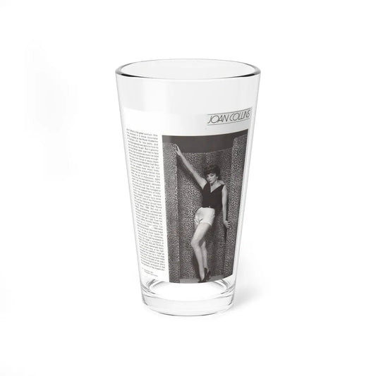 Joan Collins #397 (Vintage Female Icon) Pint Glass 16oz 16oz - Go Mug Yourself