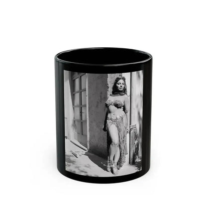 Joan Collins #399 (Vintage Female Icon) Black Coffee Mug 11oz - Go Mug Yourself