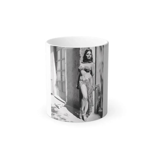Joan Collins #399 (Vintage Female Icon) Color Changing Coffee Mug 11oz - Go Mug Yourself