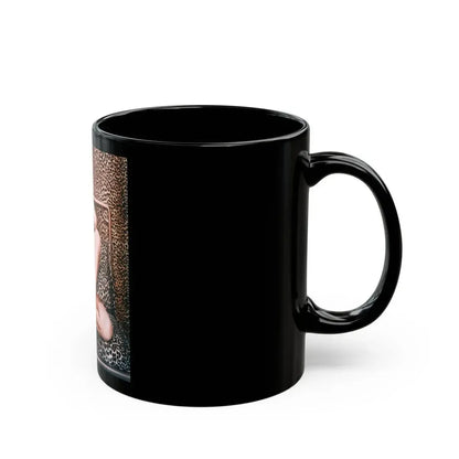 Joan Collins #40 (Vintage Female Icon) Black Coffee Mug - Go Mug Yourself