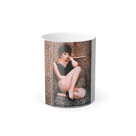 Joan Collins #40 (Vintage Female Icon) Color Changing Coffee Mug 11oz - Go Mug Yourself