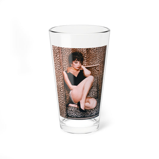 Joan Collins #40 (Vintage Female Icon) Pint Glass 16oz-16oz-Go Mug Yourself