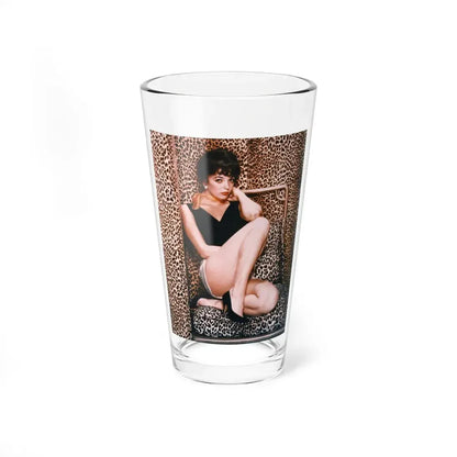 Joan Collins #40 (Vintage Female Icon) Pint Glass 16oz 16oz - Go Mug Yourself