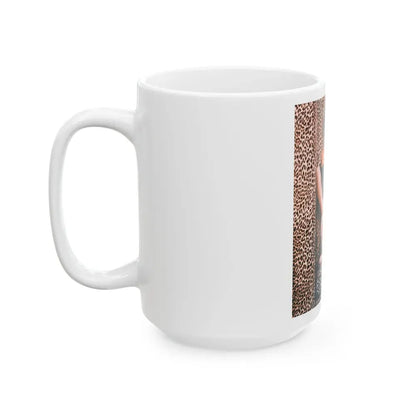 Joan Collins #40 (Vintage Female Icon) White Coffee Mug - Go Mug Yourself