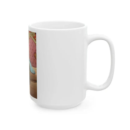 Joan Collins #401 (Vintage Female Icon) White Coffee Mug - Go Mug Yourself