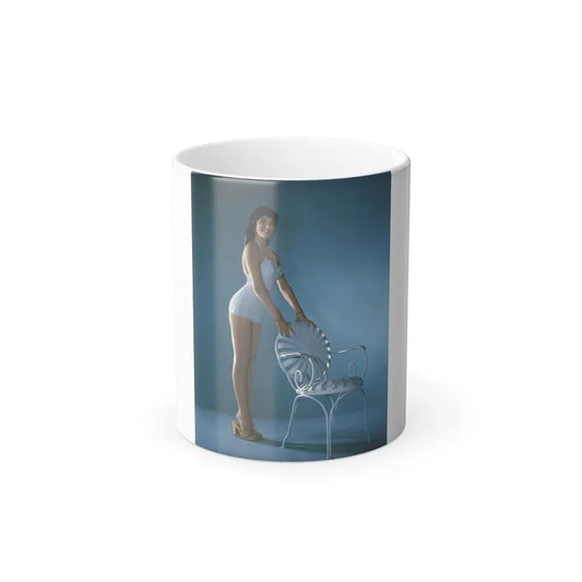 Joan Collins #409 (Vintage Female Icon) Color Changing Coffee Mug 11oz - Go Mug Yourself