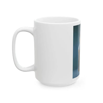 Joan Collins #409 (Vintage Female Icon) White Coffee Mug - Go Mug Yourself