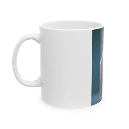 Joan Collins #409 (Vintage Female Icon) White Coffee Mug - Go Mug Yourself