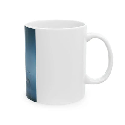Joan Collins #409 (Vintage Female Icon) White Coffee Mug - Go Mug Yourself