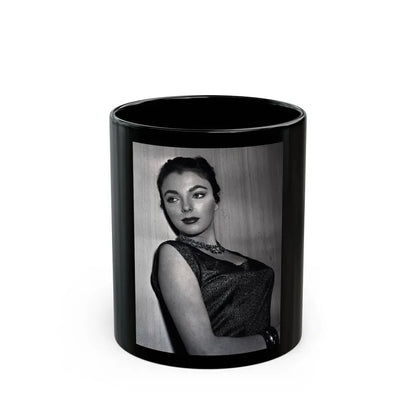 Joan Collins #416 (Vintage Female Icon) Black Coffee Mug 11oz - Go Mug Yourself