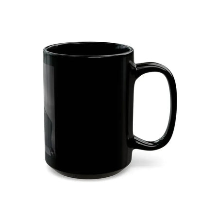 Joan Collins #416 (Vintage Female Icon) Black Coffee Mug - Go Mug Yourself