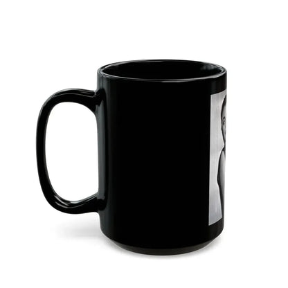 Joan Collins #416 (Vintage Female Icon) Black Coffee Mug - Go Mug Yourself