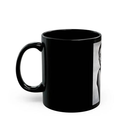 Joan Collins #416 (Vintage Female Icon) Black Coffee Mug - Go Mug Yourself