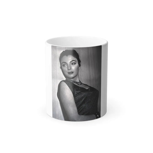 Joan Collins #416 (Vintage Female Icon) Color Changing Coffee Mug 11oz - Go Mug Yourself