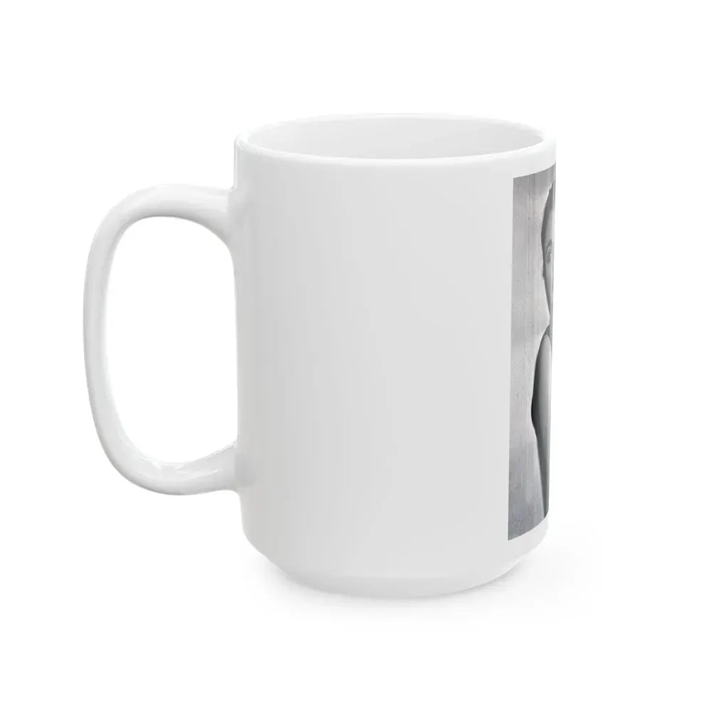 Joan Collins #416 (Vintage Female Icon) White Coffee Mug - Go Mug Yourself