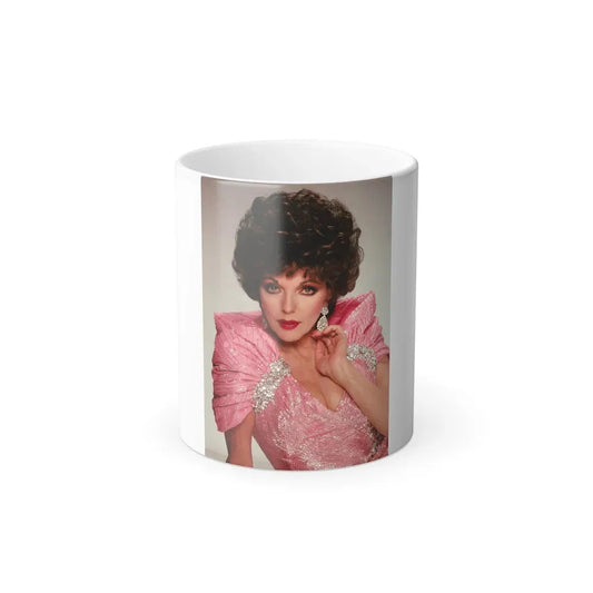 Joan Collins #418 (Vintage Female Icon) Color Changing Coffee Mug 11oz - Go Mug Yourself