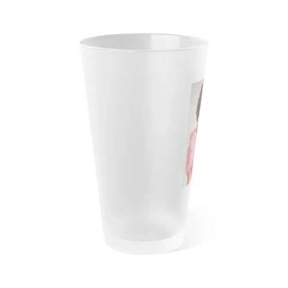 Joan Collins #418 (Vintage Female Icon) Frosted Pint Glass 16oz - Go Mug Yourself