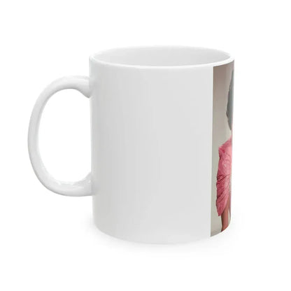 Joan Collins #418 (Vintage Female Icon) White Coffee Mug - Go Mug Yourself