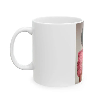 Joan Collins #418 (Vintage Female Icon) White Coffee Mug - Go Mug Yourself