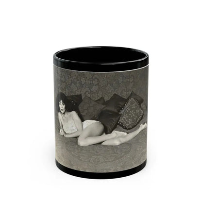 Joan Collins #419 (Vintage Female Icon) Black Coffee Mug 11oz - Go Mug Yourself