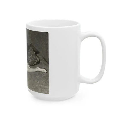 Joan Collins #419 (Vintage Female Icon) White Coffee Mug - Go Mug Yourself