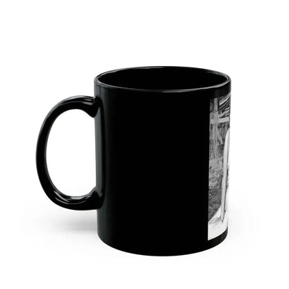 Joan Collins #420 (Vintage Female Icon) Black Coffee Mug - Go Mug Yourself