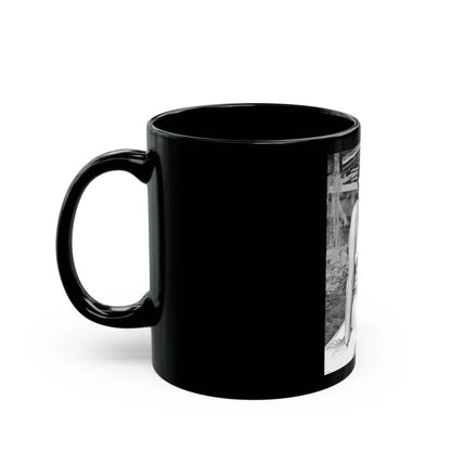 Joan Collins #420 (Vintage Female Icon) Black Coffee Mug - Go Mug Yourself