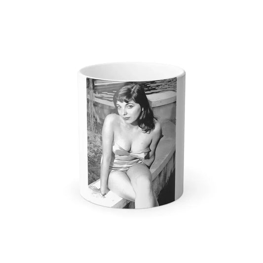 Joan Collins #420 (Vintage Female Icon) Color Changing Coffee Mug 11oz - Go Mug Yourself